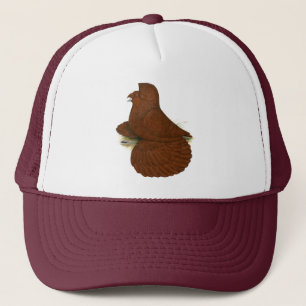 Trumpeter Pigeon Red Truckerkappe