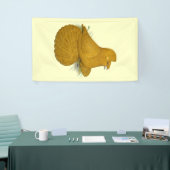 Trumpeter Pigeon Yellow Self Banner (Messeveranstaltung)