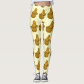 Trumpeter Pigeon Yellow Self Leggings (Vorderseite)