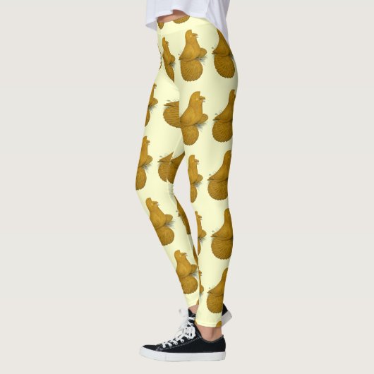 Trumpeter Pigeon Yellow Self Leggings (Links)