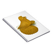 Trumpeter Pigeon Yellow Self Notizblock (Rechte Seite)
