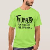 Trumpeter Rough Text T-Shirt (Vorderseite)