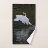 Trumpeter Swan Badhandtuch Set (Handtuch)