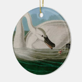 Trumpeter Swan Birds of America Audubon Print Keramik Ornament (Links)