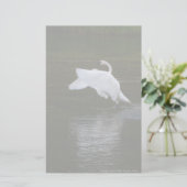 Trumpeter Swan Briefpapier (Stehend Vorderseite)