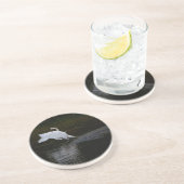 Trumpeter Swan Getränkeuntersetzer (Seite)