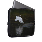 Trumpeter Swan Laptopschutzhülle (Vorne Rechts)