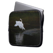 Trumpeter Swan Laptopschutzhülle (Vorderseite Links)