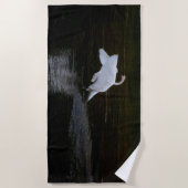 Trumpeter Swan Strandtuch (Vorderseite)