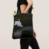 Trumpeter Swan Tasche (Von Nahem)