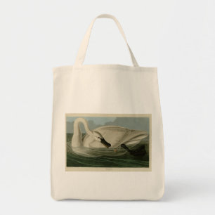 Trumpeter Swan - von Audubons Vögeln Amerikas Tragetasche