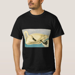 Trumpeter Swan von John James Audubon, Vintager Bi T-Shirt
