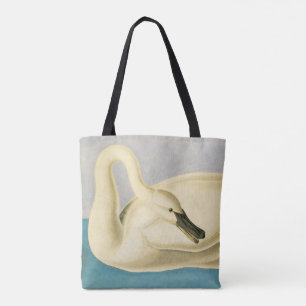 Trumpeter Swan von John James Audubon, Vintager Bi Tasche