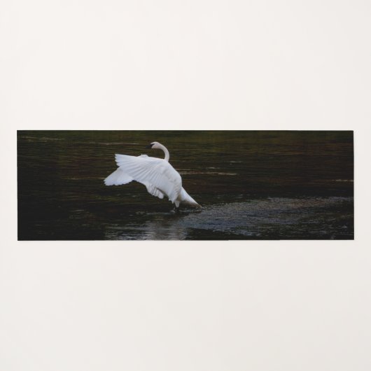 Trumpeter Swan Yogamatte (Rückseite (Horizontal))