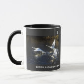 Trumpeter Swans Motivierend Geschenke Tasse (Links)