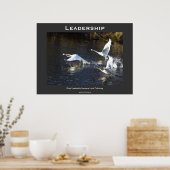 Trumpeter Swans Motivierend Poster (Küche)
