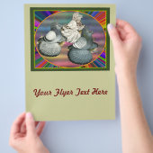 Trumpeters Pigeons Drei Flyer (Hand)