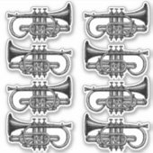 Trumpets Aufkleber (Vorderseite)