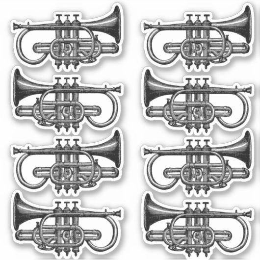 Trumpets Aufkleber (Vorderseite)