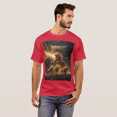 Trumpets Goldener Roar T-Shirt (Vorne ganz)
