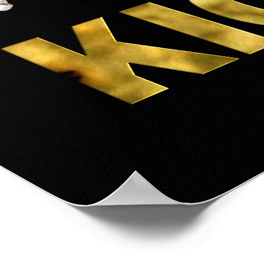 Trumpets Kick Brass Poster (Ecke)