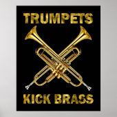 Trumpets Kick Brass Poster (Vorne)
