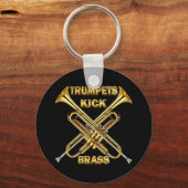 Trumpets Kick Brass Schlüsselanhänger (Vorderseite)