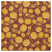 Trumpets Musiknote Pumpkins Stoff (Muster)