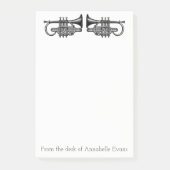 Trumpets personalisieren post-it klebezettel (Vorderseite)