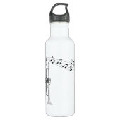 Trumpett-Player Edelstahlflasche (Vorderseite)