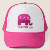 Trumpette Süsse Pro-Trumpf Hüte Truckerkappe (Vorderseite)