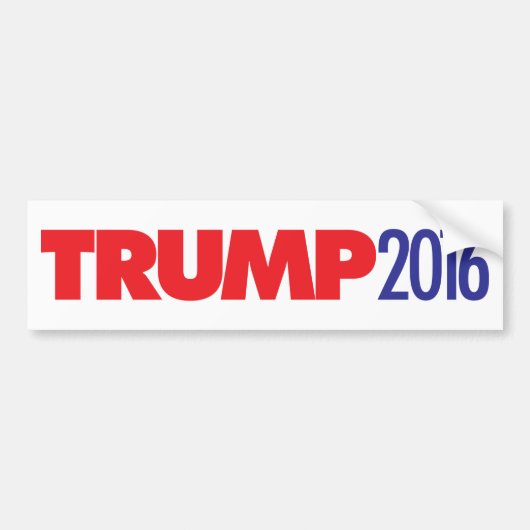 Trumpf 2016 autoaufkleber (Vorne)
