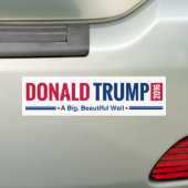 Trumpf 2016 - Eine große, schöne Wand! Autoaufkleber (Auf Auto)