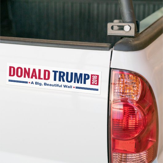 Trumpf 2016 - Eine große, schöne Wand! Autoaufkleber (Auf Lkw)