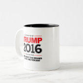 TRUMPF 2016 - Schaffen Sie Steuerfreijahre für das Zweifarbige Tasse (Vorderseite Links)