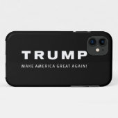 TRUMPF 2016 SCHWARZER iPhone Kasten Case-Mate iPhone Hülle (Rückseite (Horizontal))