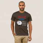 Trumpf 2016 - weil das Denken hart ist! T-Shirt (Vorne ganz)