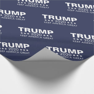 Trumpf 2020 behalten Amerika groß Geschenkpapier