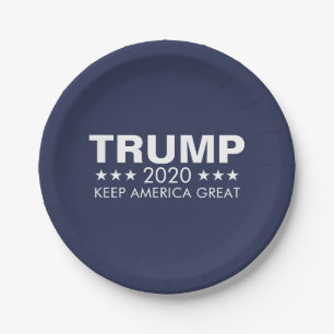 Trumpf 2020 behalten Amerika groß Pappteller