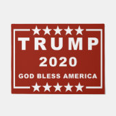 TRUMPF 2020 - GOTT SEGNEN AMERIKA 18" x 24" Fußmatte (Vorderseite)
