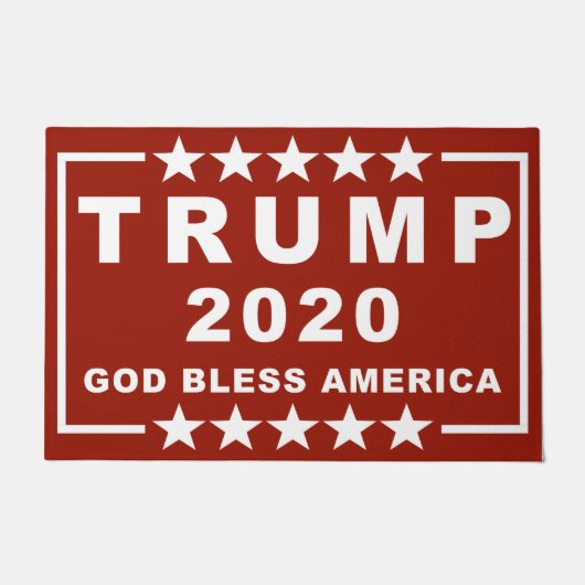 TRUMPF 2020 - GOTT SEGNEN AMERIKA 24" x 6" Fußmatte (Vorderseite)