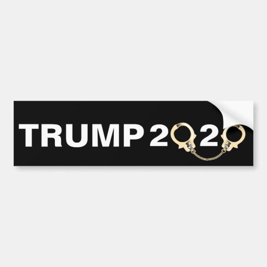 Trumpf 2020 mit den Handschellen Autoaufkleber (Vorne)