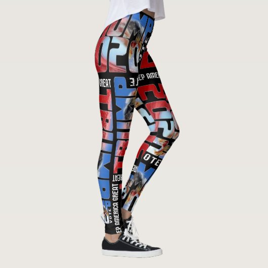 Trumpf 2020 ROTE WELLEN-LEGGINGS Leggings (Rechts)