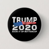 TRUMPF 2020 sind zum Kotzen es herauf Butterblume Button (Vorderseite)