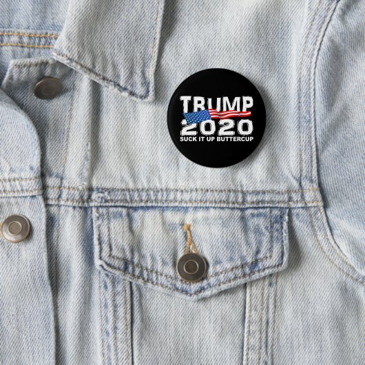 TRUMPF 2020 sind zum Kotzen es herauf Butterblume Button (Beispiel)