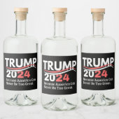 Trumpf 2024 alkoholflaschenetikett (Flaschen)