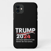 Trumpf 2024 Case-Mate iPhone hülle (Rückseite)