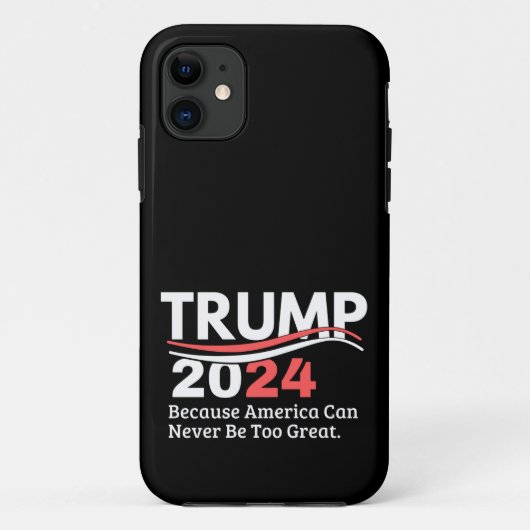 Trumpf 2024 Case-Mate iPhone hülle (Rückseite)