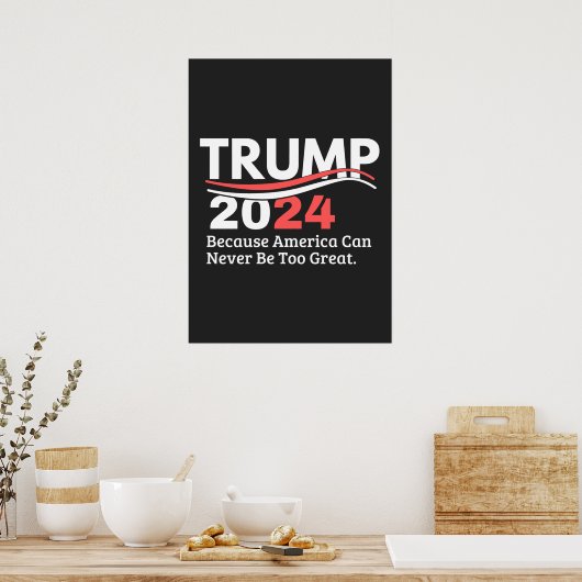 Trumpf 2024 poster (Küche)