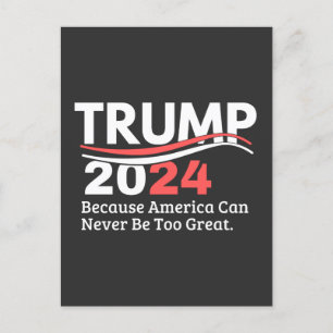 Trumpf 2024 postkarte